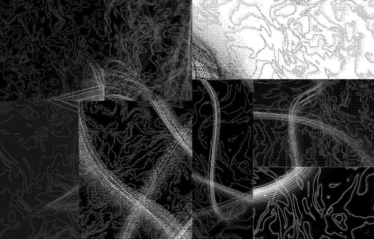 Four shards woken, their line work brighter
